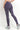 Colorblock Mesh Full Leggings - Dark Violet