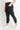 Highwaist Moto Ribbed Full Leggings with Mesh Leggings and Pockets