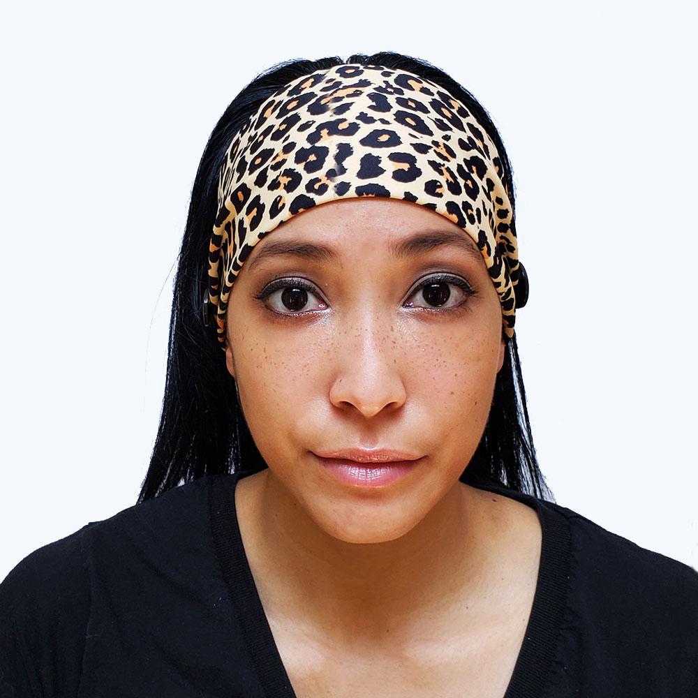 Cheetah Button Headband